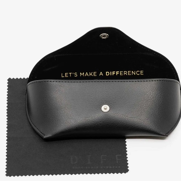 DIFF Becky II Cream Tortoise Oversized Cat Eye Sunglasses for Women - Picture 3 of 9